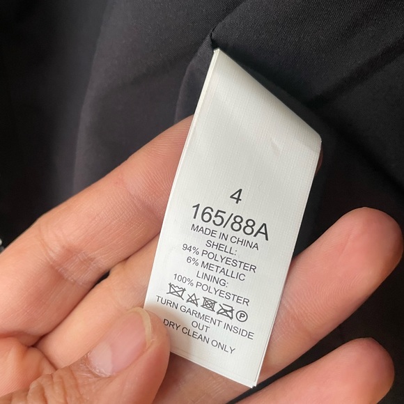 Kate Spade Party Tweed Metallic Sparkle Blazer Jacket Open Front Size 4 New Tags - Picture 9 of 11